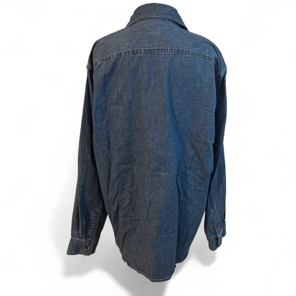 Wrangler Blue Denim Shirt - Picture 2 of 5